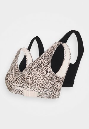 Lindex NURSING WRAP 2 PACK - Triangel-BH - beige