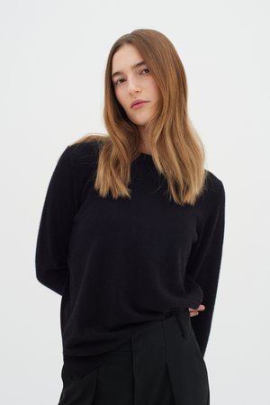LUKKAIW CREW NECK - Pulóver - black