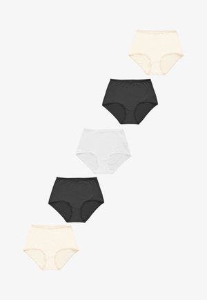 KNICKERS FIVE PACK - Nadrág - black