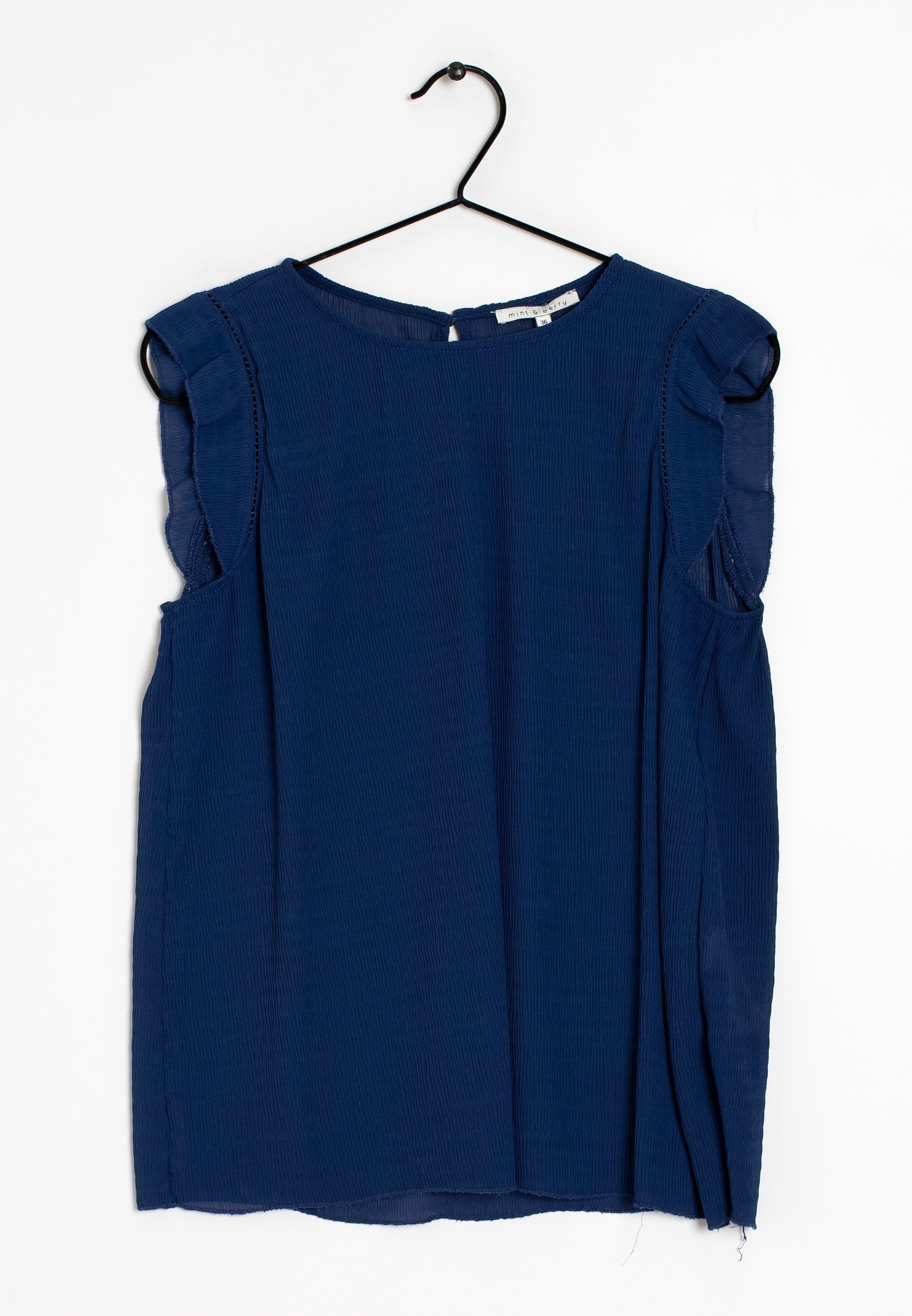 mint\u0026berry Top - blue - (Pre-owned) - Zalando.ie