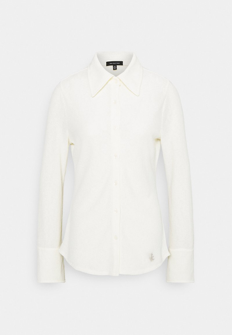 Who What Wear Overhemdblouse crème Who What Wear Overhemdblouse crème