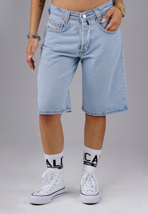 ZICCO 471- RELAXED FIT - Denim shorts - ice blue vintage