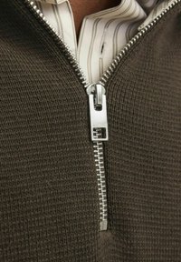 Jack & Jones PREMIUM MIT EINFARBIG - Trui - slate black