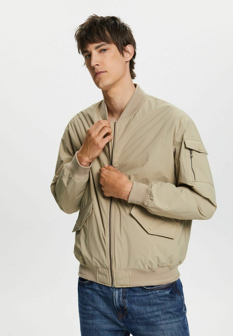 Esprit Bomber Jacket Bomber Jacket/sand Zalando.ie