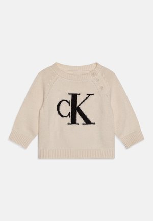 Striktrøje - off-white
