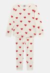 HEART PRINT - Pigiama - marshmallow/terkuit