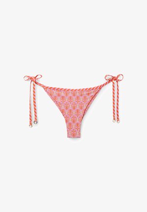 Calzedonia, POP PALMS WITH SIDE TIES - Braguita de bikini - pink