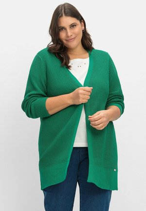 Sheego, Strickjacke - grün