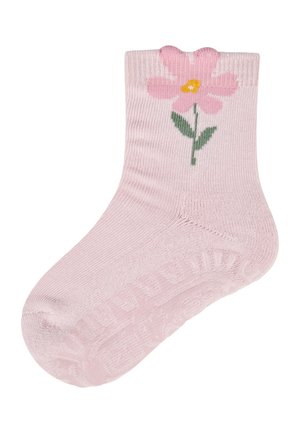 Sterntaler, FLIESEN FLITZER AIR BLUME MIT DURCHBROCHENER ANTI-RUTSCH-SOHLE UNISEX - Socken - puderrosa