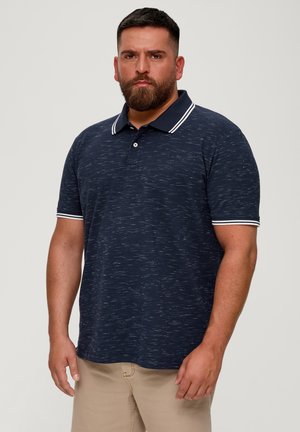À LA TEXTURE FIL FLAMMÉ - Poloshirt - navy