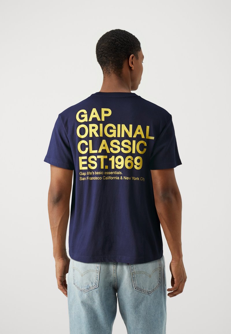 GAP - LOGO - Marškinėliai su spaudiniu - navy uniform, Padidinti