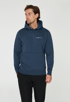 LOGO BOWMAN - Luvtröja - denim blue