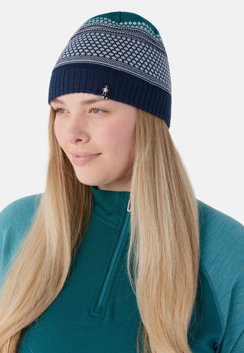 Smartwool POPCORN CABLE Huer emerald green/grøn Zalando.dk