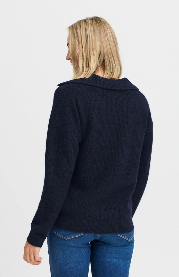 PZASTRA V-Neck - Jumper - dark sapphire melange3