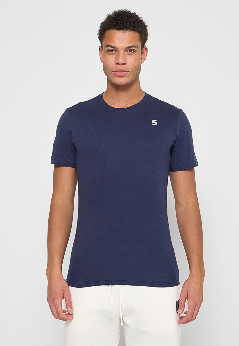 G-Star T-shirt basic blauw