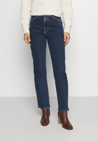 Wrangler Džíny Straight Fit - dark-blue denim