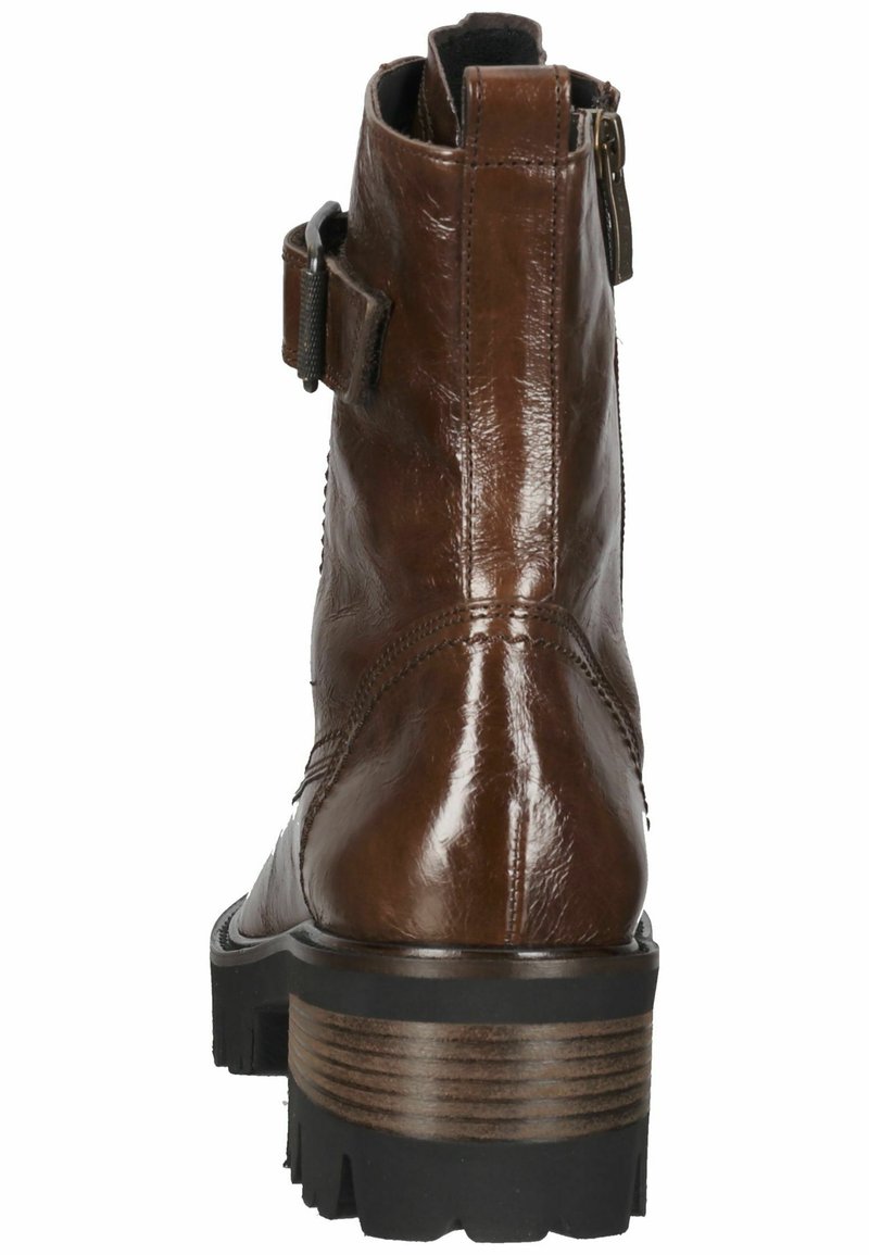 Damen Ankle Boots | Paul Green Cowboy-/Bikerstiefelette braun - BM30050 Damen Ankle Boots | Paul Green Cowboy-/Bikerstiefelette braun - BM30050