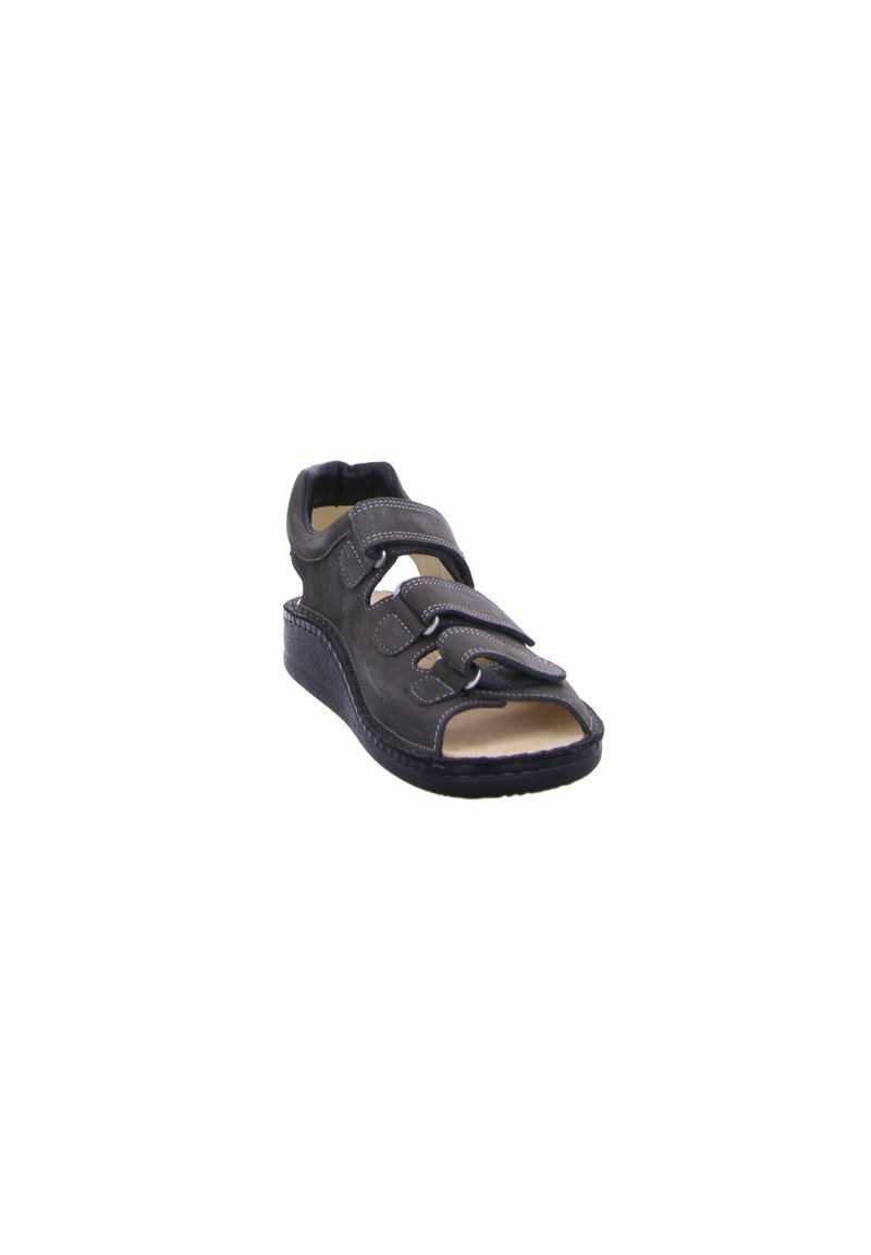 Herren Sandalen | Finn Comfort Riemensandalette dunkel grau/dunkelgrau - AL65695 Herren Sandalen | Finn Comfort Riemensandalette dunkel grau/dunkelgrau - AL65695
