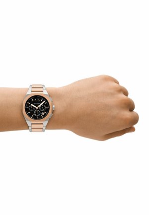 Armani Exchange TRADIITIONAL RAFAEL - Chronograaf - rose silver coloured and gold coloured