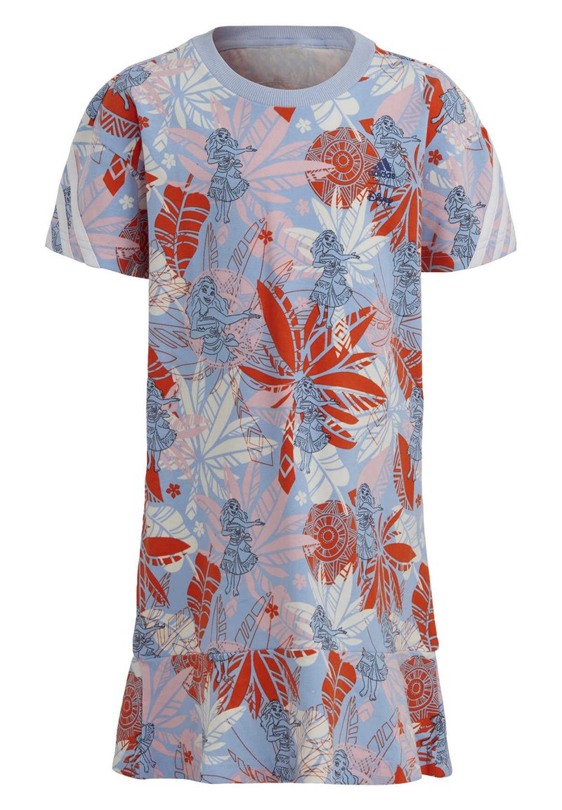 adidas Sportswear DY Jersey dress blue dawn/lilac Zalando.co.uk