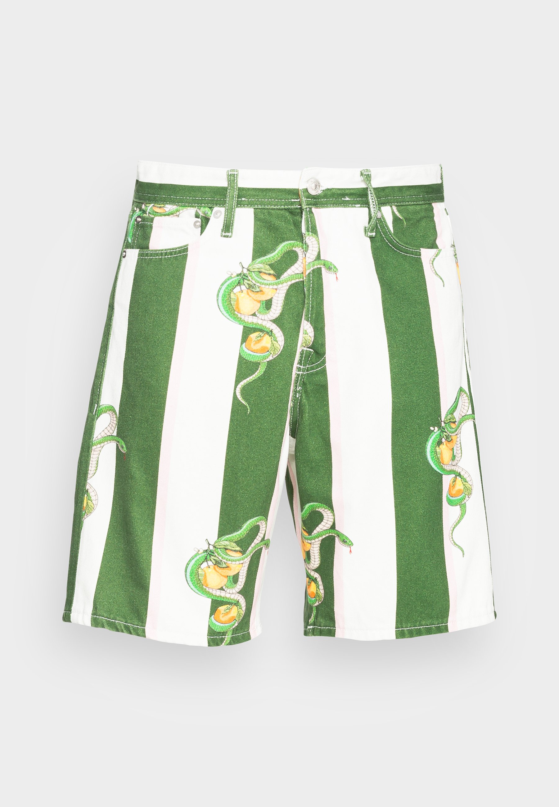 Jack \u0026 Jones Jjitony Jjoriginal Denim Shorts Ecru, Men's, Size: Medium, Green