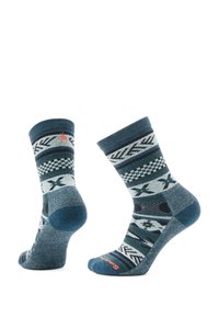 Smartwool EVERYDAY COZY CABIN GAMES CREW - Sportsocken - twilight blue