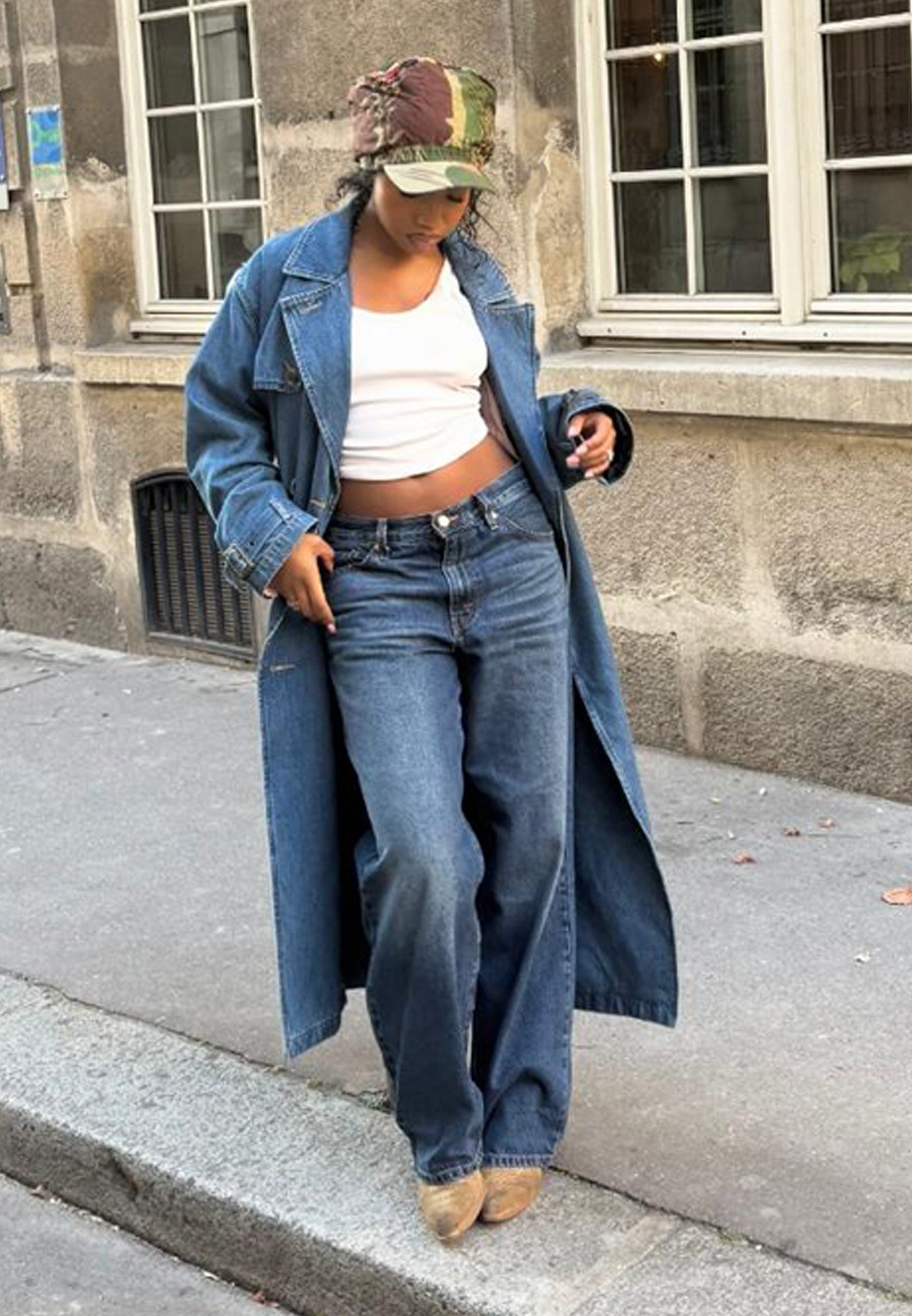 Levi's® SPADE TRENCH - Trenchcoat - let's get lost again/blue