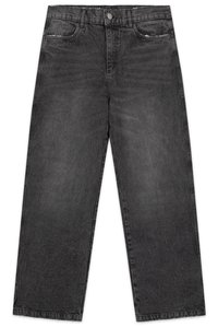 FAVELA EMBROIDERY UNISEX - Ohlapne kavbojke - black washed