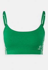 Não selecionado, bold green