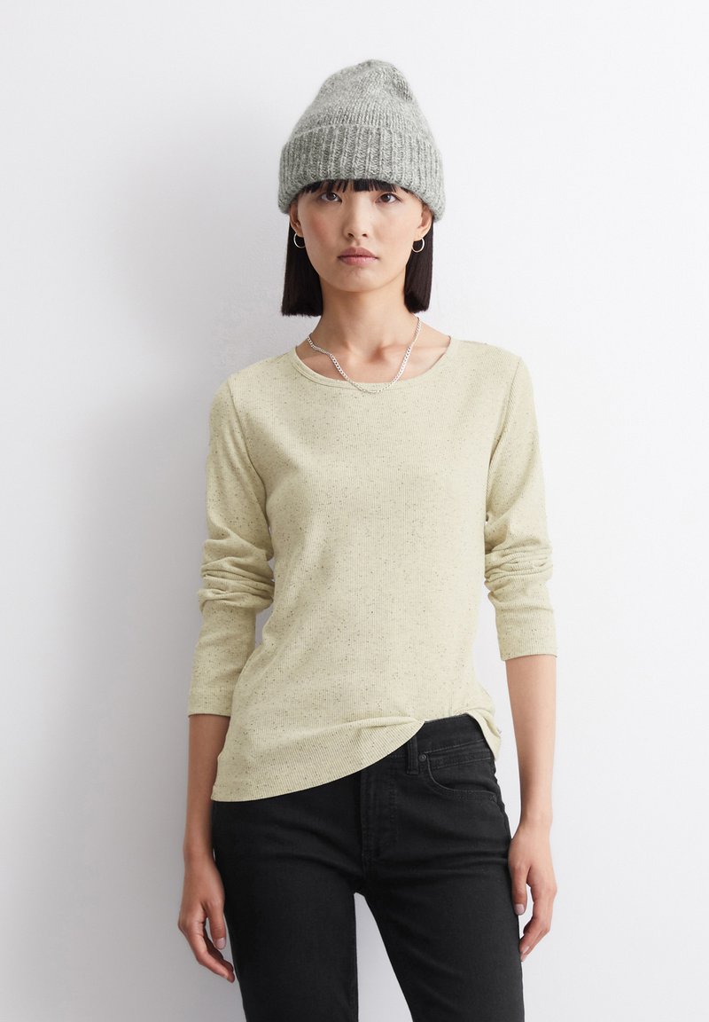 Marc O'Polo DENIM CREWNECK - Top dugih rukava - white blush