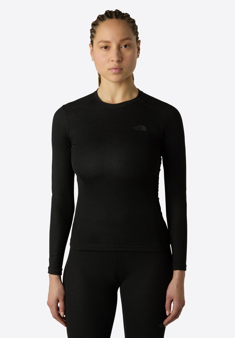 The North Face W EASY L/S CREW NECK - Langarmshirt - tnf black