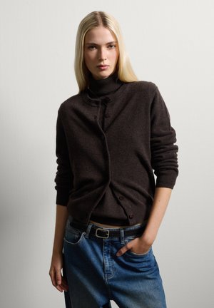 Chaqueta de punto - dark brown