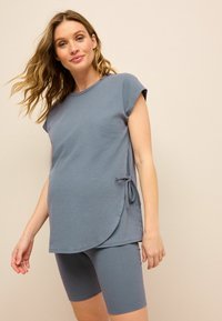Next MATERNITY SIDE NURSING REGULAR FIT - Základné tričko - blue