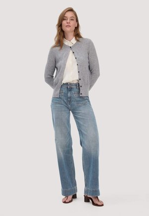 Straight leg jeans - greenish blue