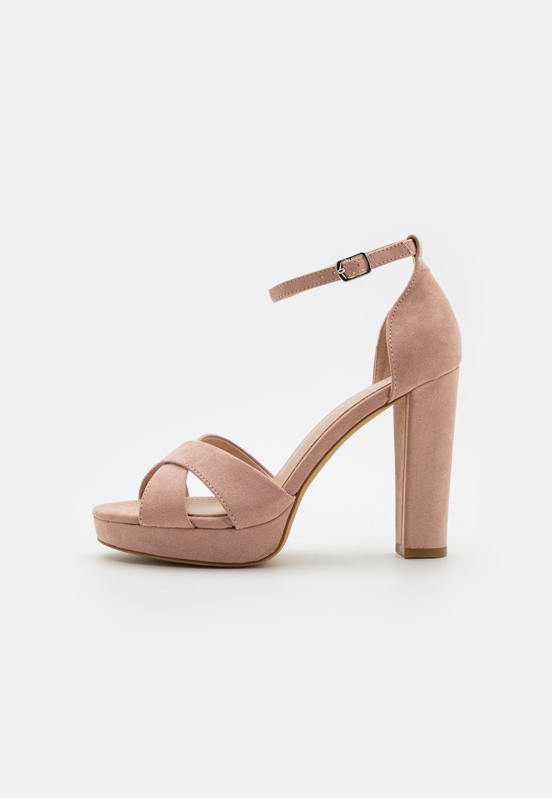 Anna Field Sandalen met plateauzool roze