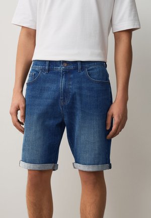 Next, REGULAR FIT - STRETCH - Jeans Shorts - blue