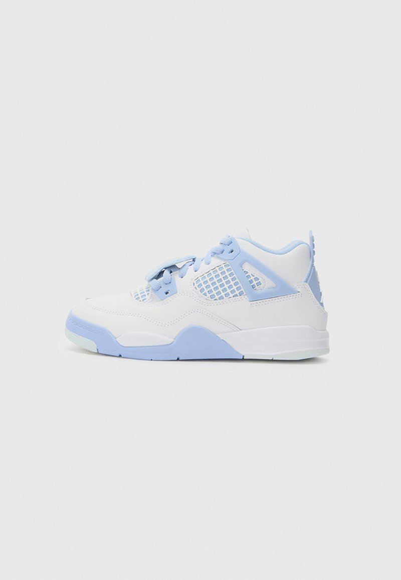 Jordan JORDAN 4 RETRO UNISEX - Zapatillas altas - white/aluminum/blue tint/oil green