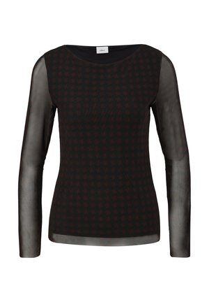 s.Oliver BLACK LABEL, T-shirt à manches longues - schwarz