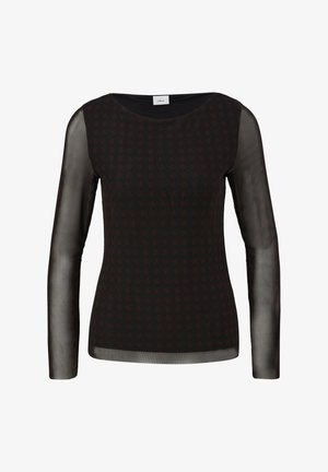 s.Oliver BLACK LABEL, T-shirt à manches longues - schwarz