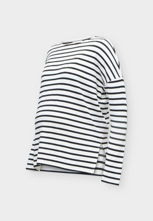 ONLY MATERNITY, OLMLAMOUR O NECK  - Camiseta de manga larga - cloud dancer/black