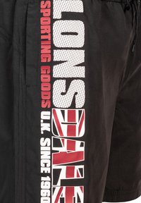 Lonsdale NORMALE PASSFORM CARNKIE - Bañador corto - black /red /white