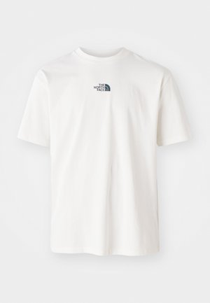 The North Face OVERSIZED TEE FUN - Camiseta estampada - white dune