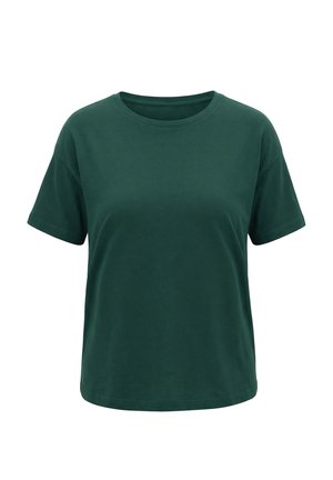 Studio Untold, STUDIO UNTOLD DAMEN GROSSE GRÖSSEN BASIC-SHIRT, RELAXED 724899 - T-Shirt basic - dark green