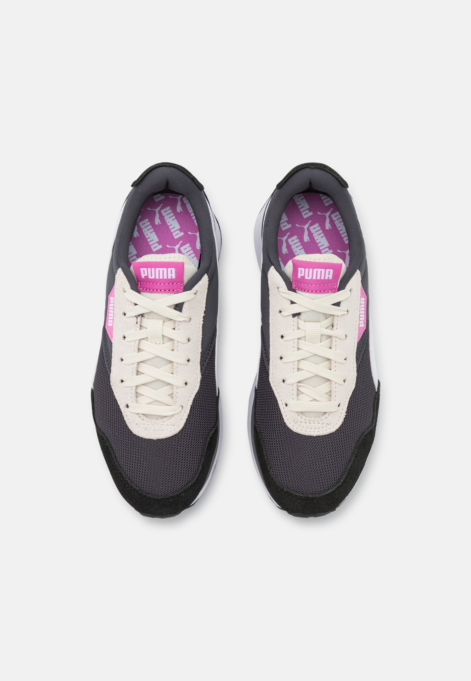 Puma CRUISE RIDER ROAD - Sneakers laag - ebony/pristine/meerkleurig -  Zalando.nl