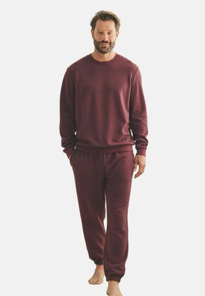 SOFT  LONG SLEEVE SET REGULAR FIT - Pyjamas - berry red