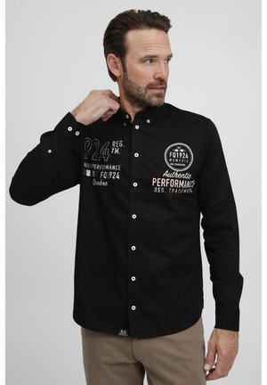 FQHALLVARD - Camicia - black