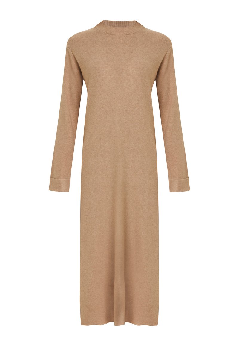 Mexx Gebreide jurk beige