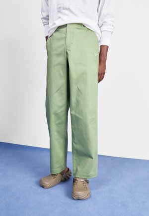 PANT  - Broek - oil green/(white)