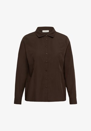 Kaffe Curve, KCGIULY SHIRT - Overhemdblouse - coffee bean