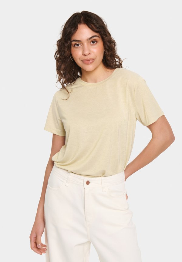 HAGA REGULAR  - Basic T-shirt - vanilla custard